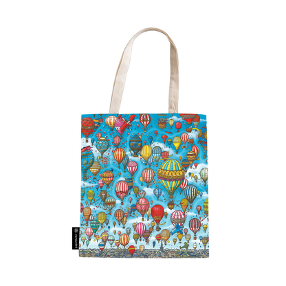 Paperblanks Balloon Festival/Sunset Ride Cotton Tote Bag – front view