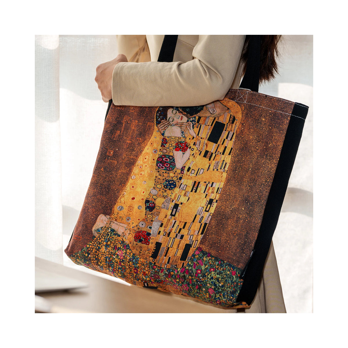 Paperblanks Klimt, The Kiss Cotton Tote Bag – side view