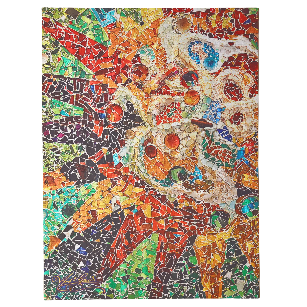 Paperblanks Gaudi’s Sun 1000-Piece Jigsaw Puzzle – detail view