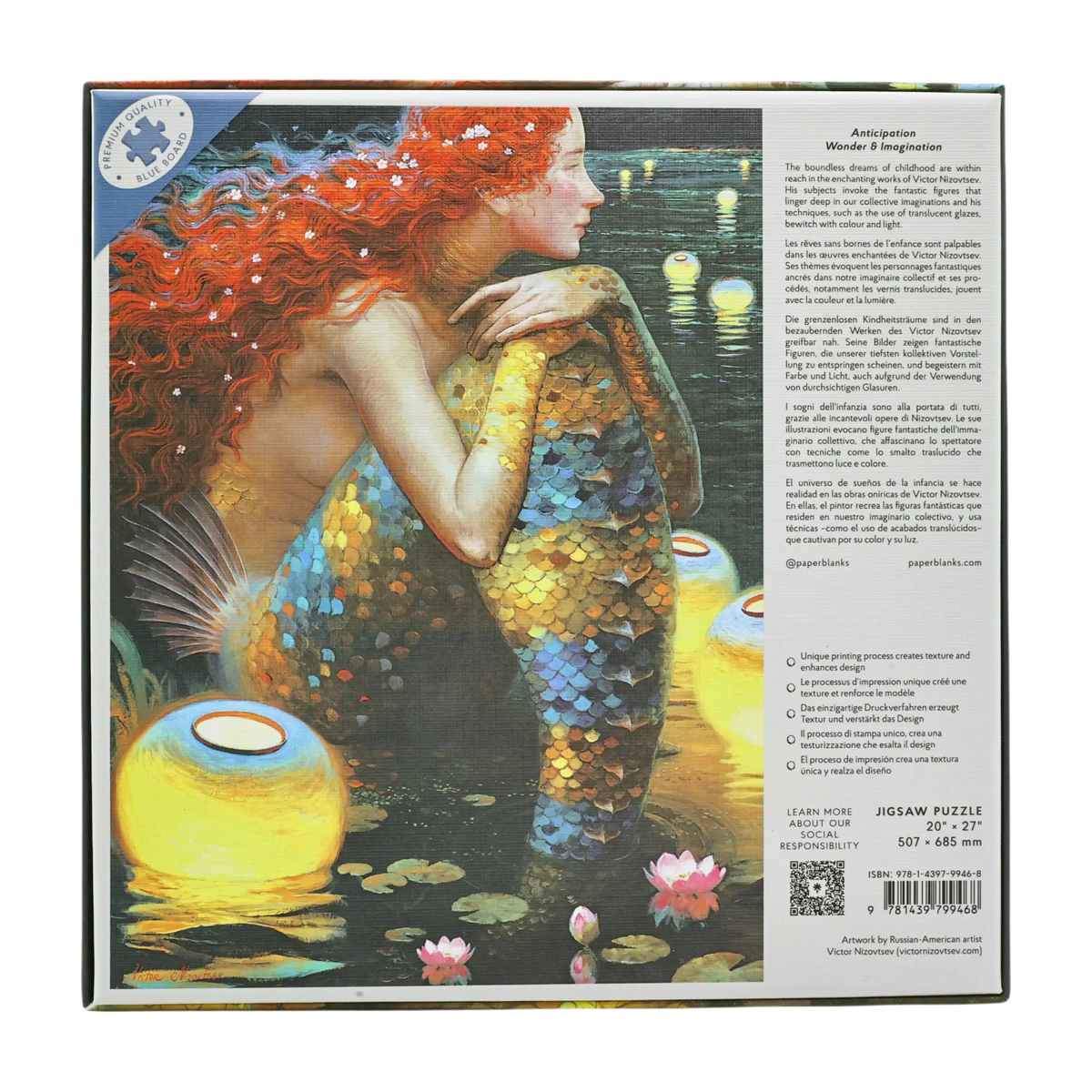 Paperblanks Anticipation 1000-Piece Jigsaw Puzzle – back view