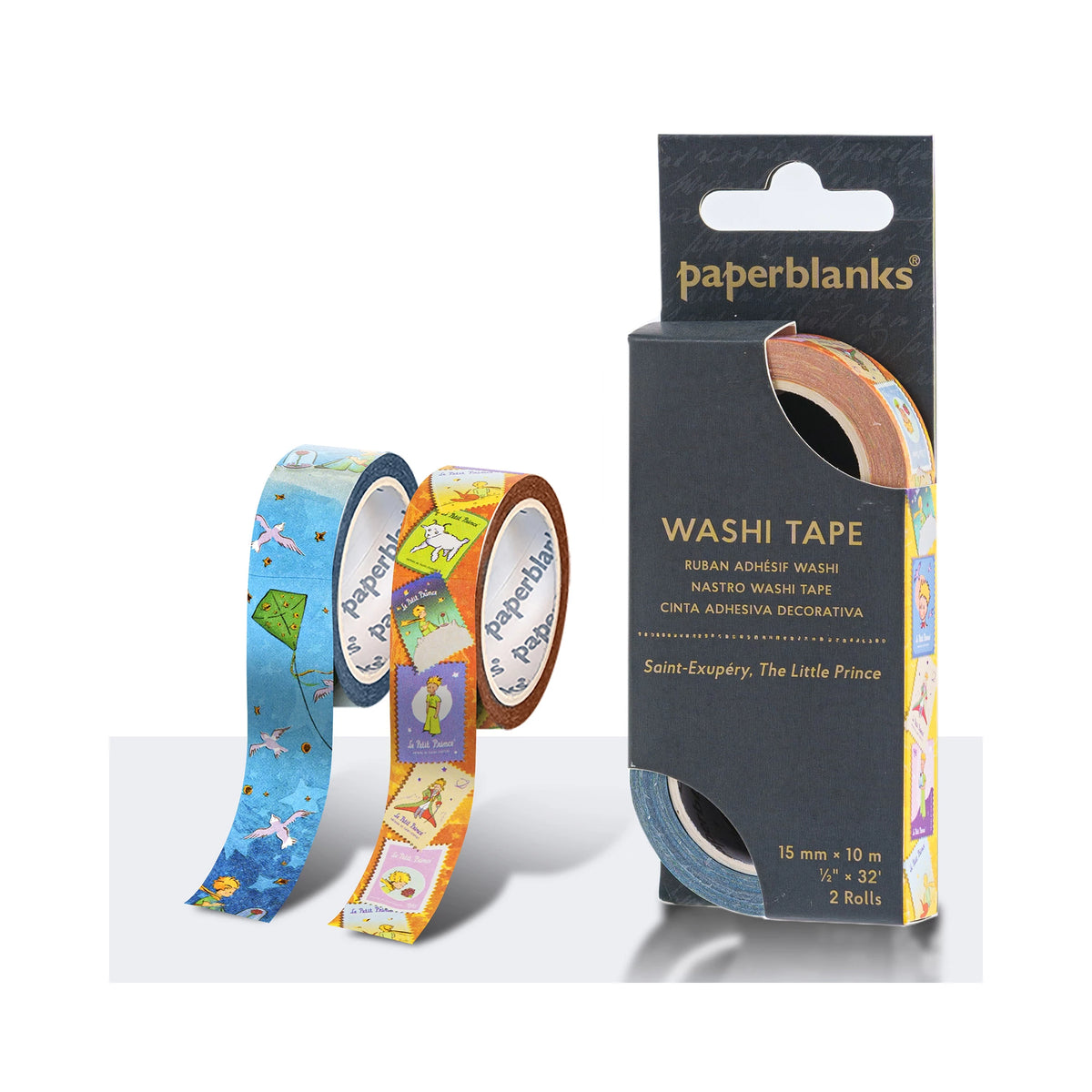 Paperblanks Saint-Exupéry, The Little Prince Washi Tape – Pack of 2 – side view