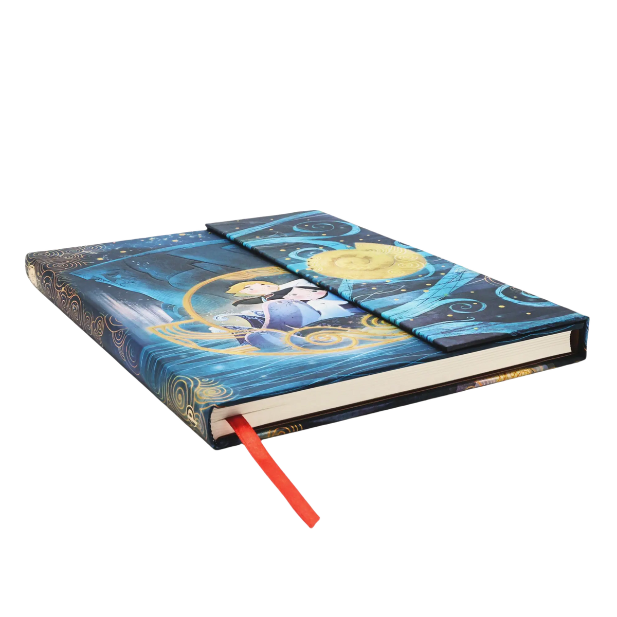 Paperblanks Song of the Sea Ultra Hardback Journal – Plain, 144 Pages – page edge