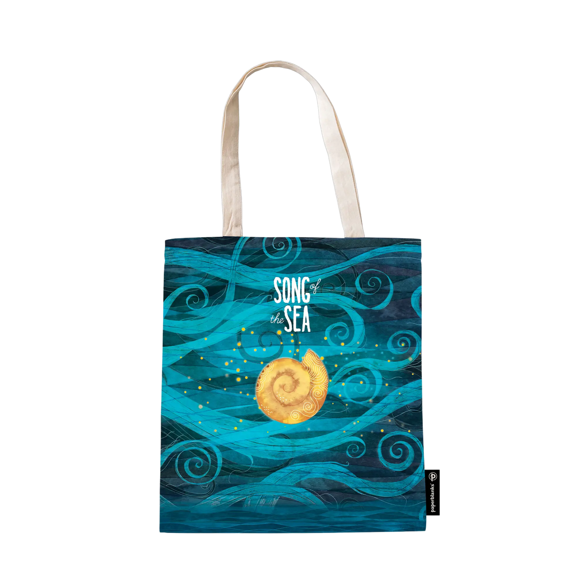 Paperblanks Song of the Sea Cotton Tote Bag – back view