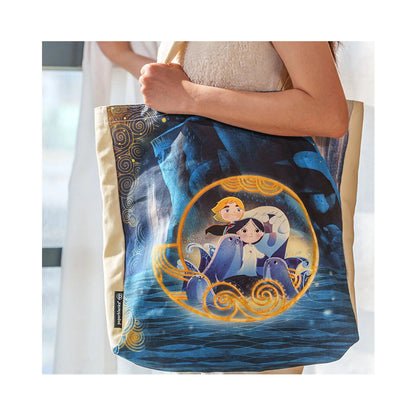 Paperblanks Song of the Sea Cotton Tote Bag – side view
