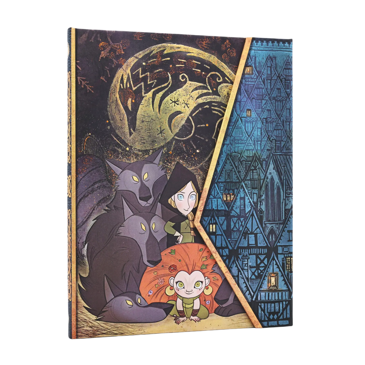Paperblanks WolfWalkers Ultra Hardback Journal – Plain, 144 Pages – front cover