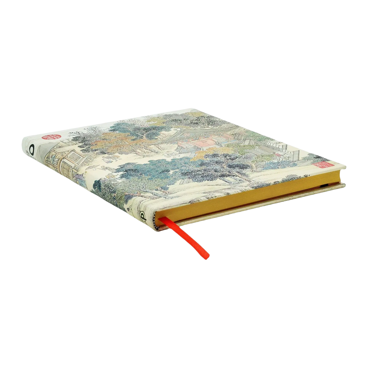 Paperblanks Golden Age of Prosperity Ultra Hardback Journal – Plain, 144 Pages – page edge