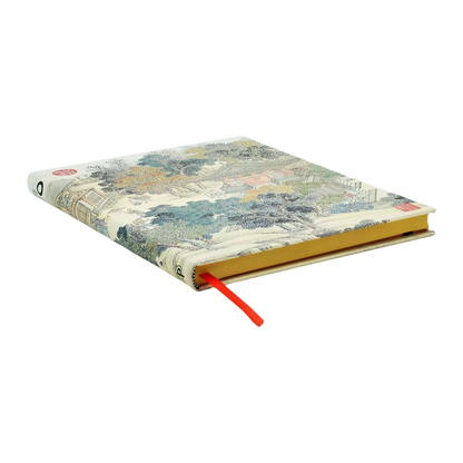 Paperblanks Golden Age of Prosperity Ultra Hardback Journal – Plain, 144 Pages – page edge