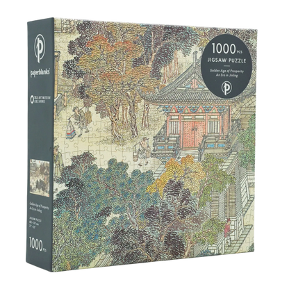 Paperblanks Golden Age of Prosperity 1000-Piece Jigsaw Puzzle – front view