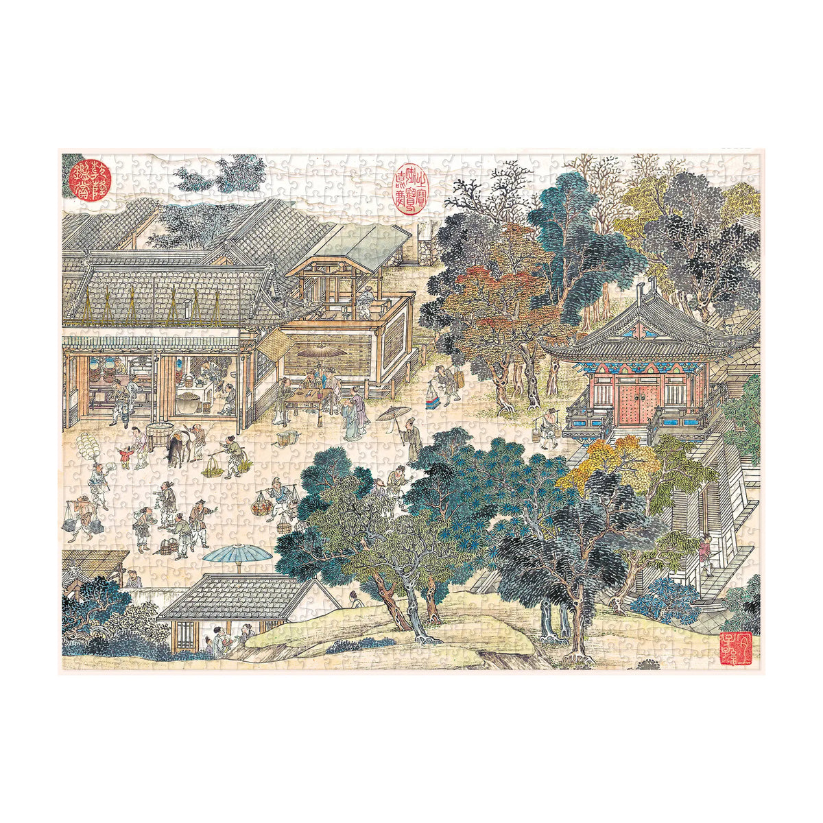 Paperblanks Golden Age of Prosperity 1000-Piece Jigsaw Puzzle – detail view