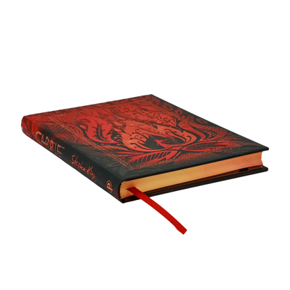 Paperblanks Carrie Midi Hardback Journal – Plain, 144 Pages – page edge