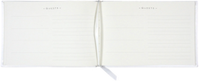 White Leather Guest Book