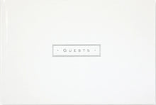 White Leather Guest Book