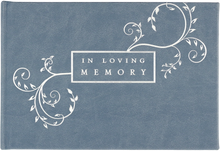 In Loving Memory Guest Book (Blue)