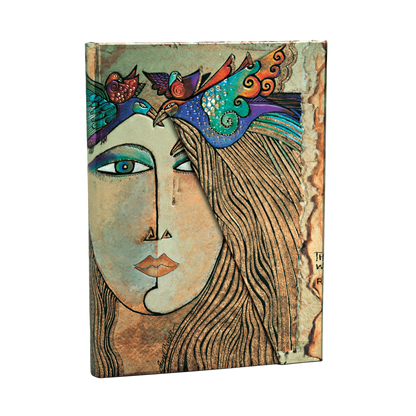 Paperblanks Soul & Tears Midi Hardback Journal – Lined, 160 Pages – angled view