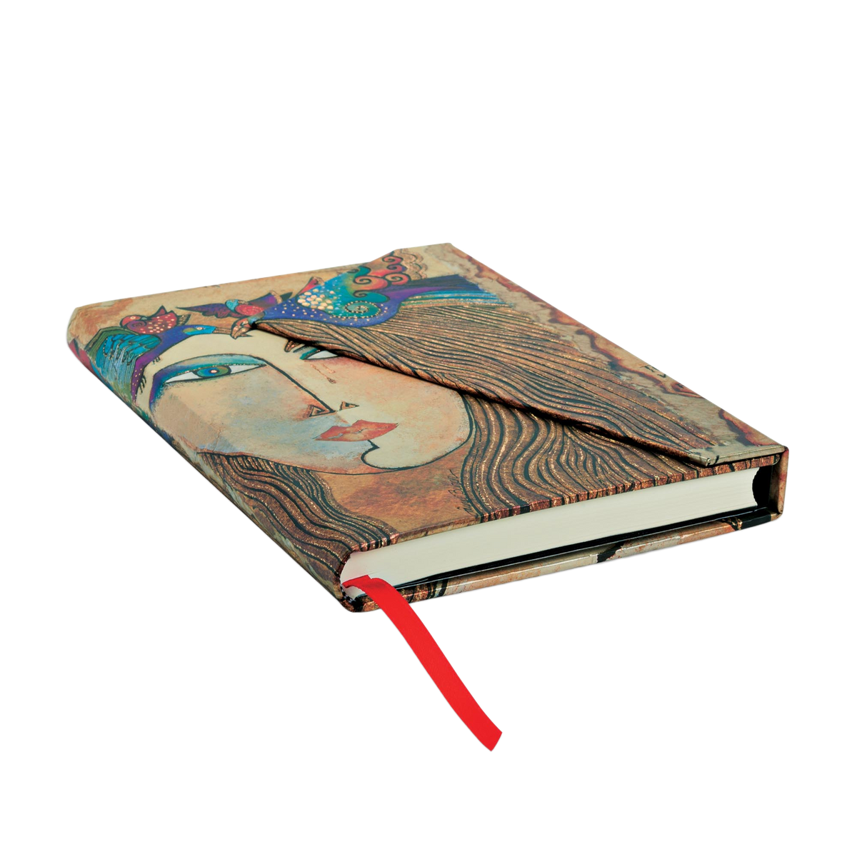 Paperblanks Soul & Tears Midi Hardback Journal – Lined, 160 Pages – page edge