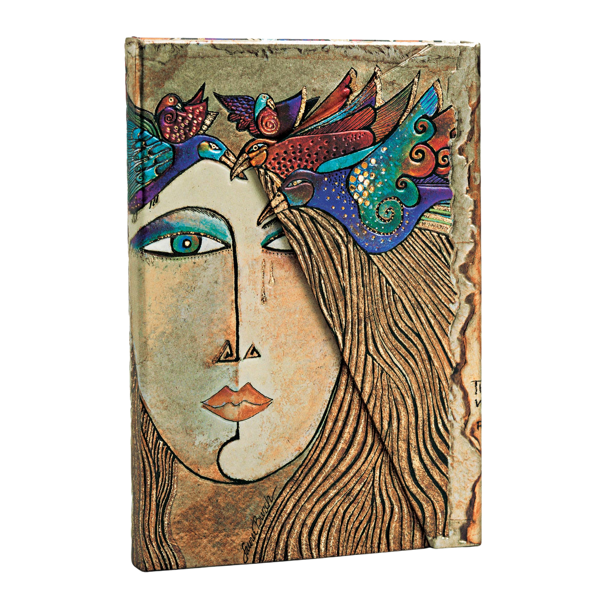 Paperblanks Soul & Tears Mini Hardback Journal – Lined, 176 Pages – angled view