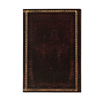 Paperblanks Black Moroccan Flexi Mini Hardback Journal – Lined, 176 Pages – back cover