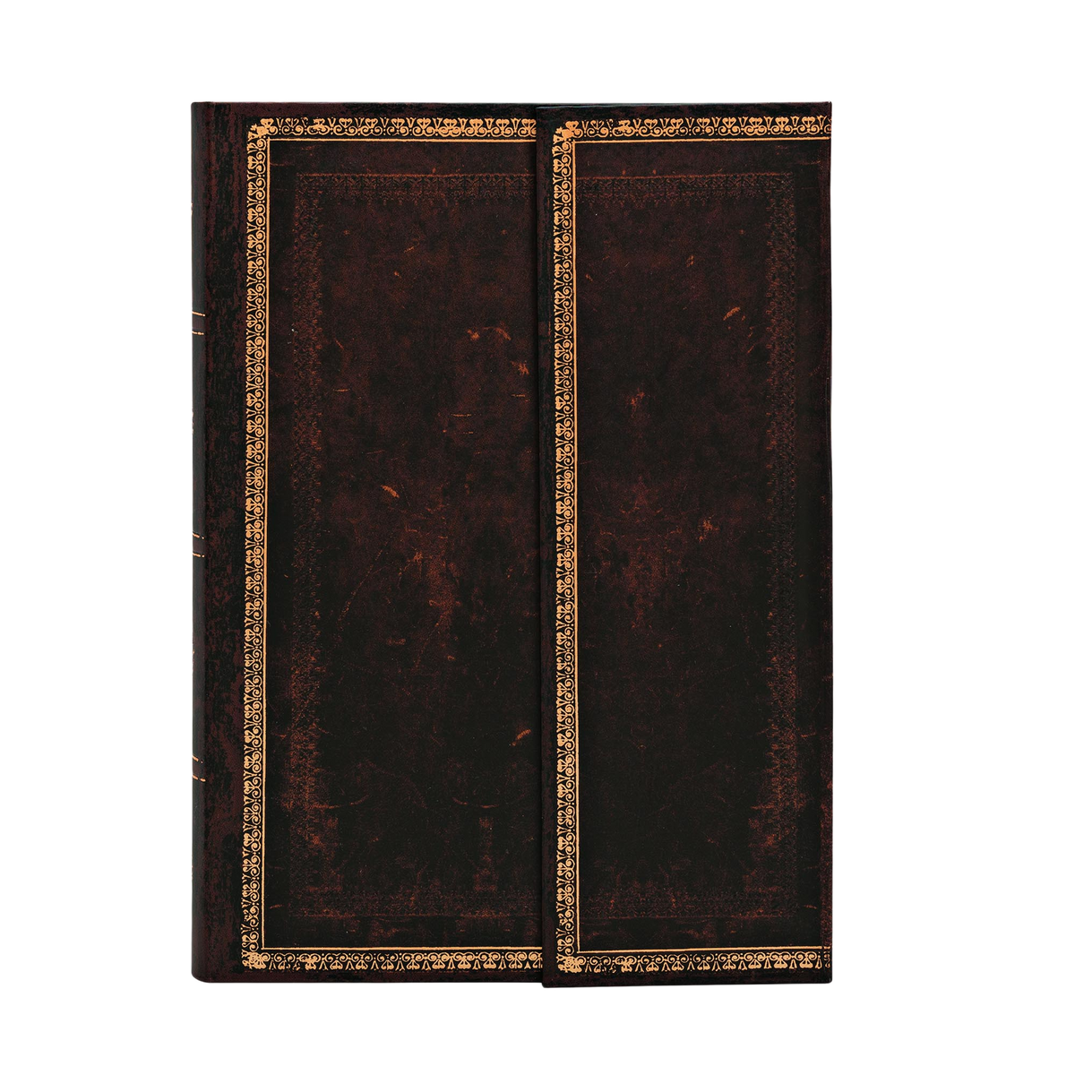 Paperblanks Black Moroccan Flexi Mini Hardback Journal – Lined, 176 Pages – front cover