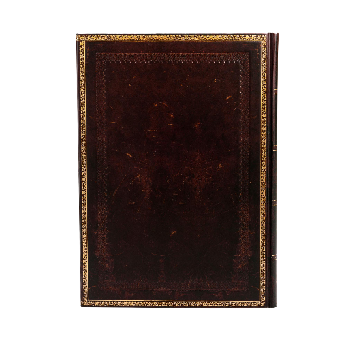 Paperblanks Black Moroccan Grande Hardback Journal – Plain, 128 Pages – back cover