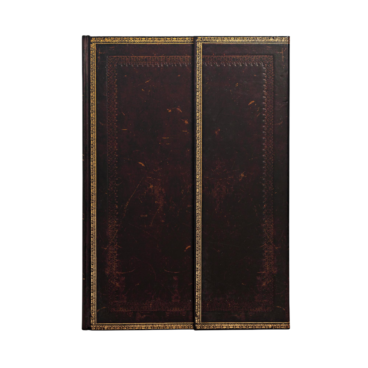 Paperblanks Black Moroccan Grande Hardback Journal – Plain, 128 Pages – front cover