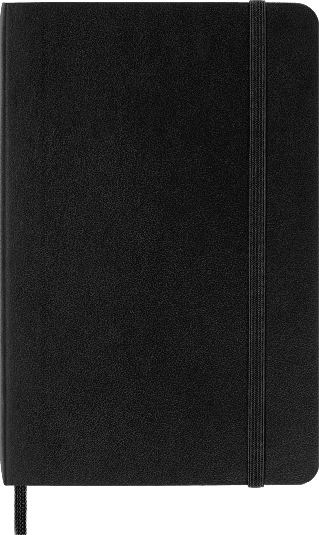 Moleskine Classic Notebook – Pocket, Squared, Hard Cover, Black