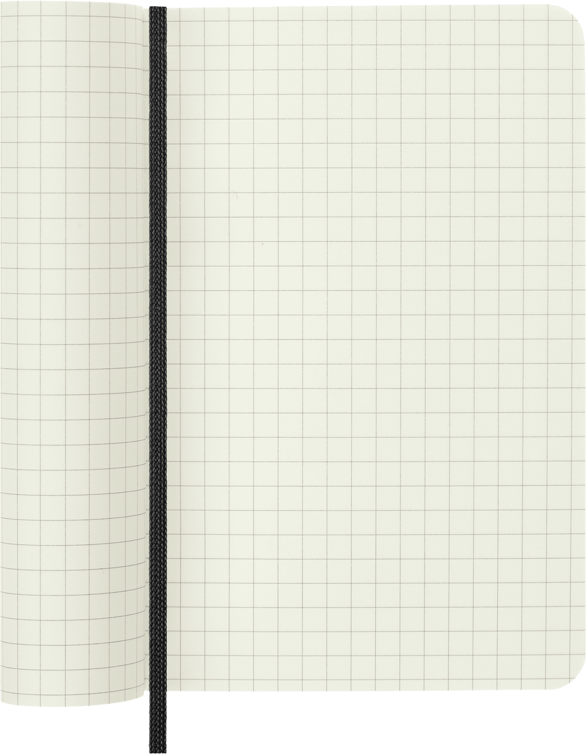 Moleskine Classic Notebook – Pocket, Squared, Hard Cover, Black