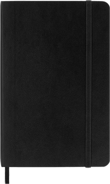 Moleskine Classic Notebook – Pocket, Plain, Soft Cover, Black