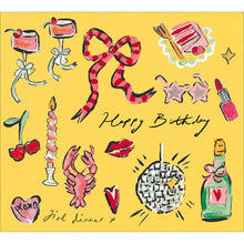 Little Loves Girls' Dinner Happy Birthday Card