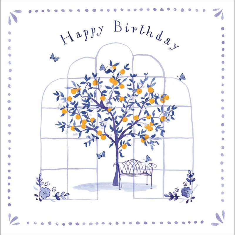 National Trust Indigo Garden The Orangery Birthday Card
