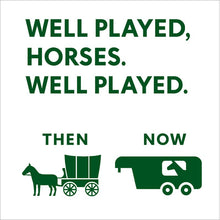 Todd Art Well Played Horses Funny Blank Greetings Card