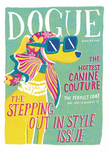 Dogue by Paula Reece – A4 Art Print