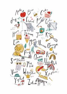 Alphabet by Helen Dennis – A3 Art Print