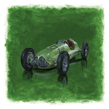 Vintage Racing Car by Philip Hadley GAvA – 12-inch Square Art Print