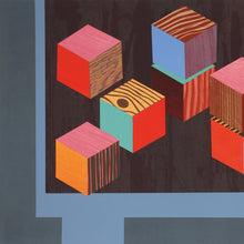 Detail of Building Blocks by John Dilnot – 12-inch Square Art Print
