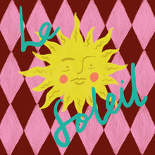 Le Soleil by Natalie Moore – 12-inch Square Art Print