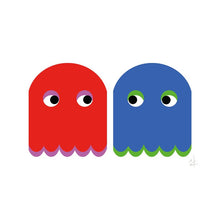 Ghost Duo by Hannah Carvell – 12-inch Square Art Print
