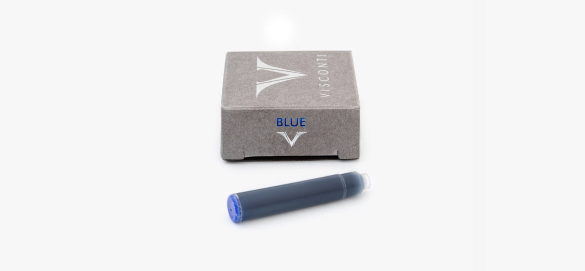 Visconti Ink Cartridges – Blue (Pack of 10)