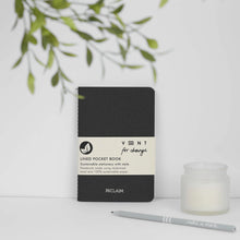 VENT RECLAIM A6 Pocket Notebook, Reclaimed Wool Cover – Black