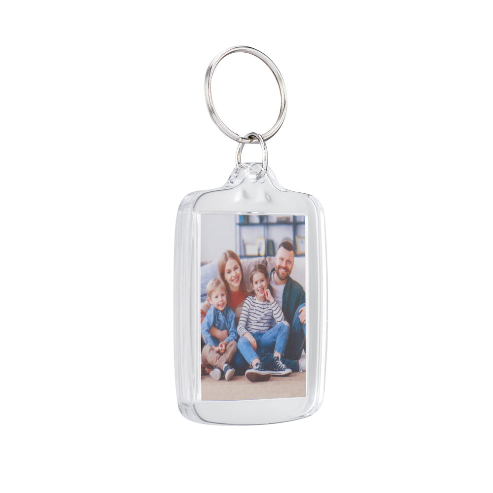 Kenro acrylic photo keyring detail