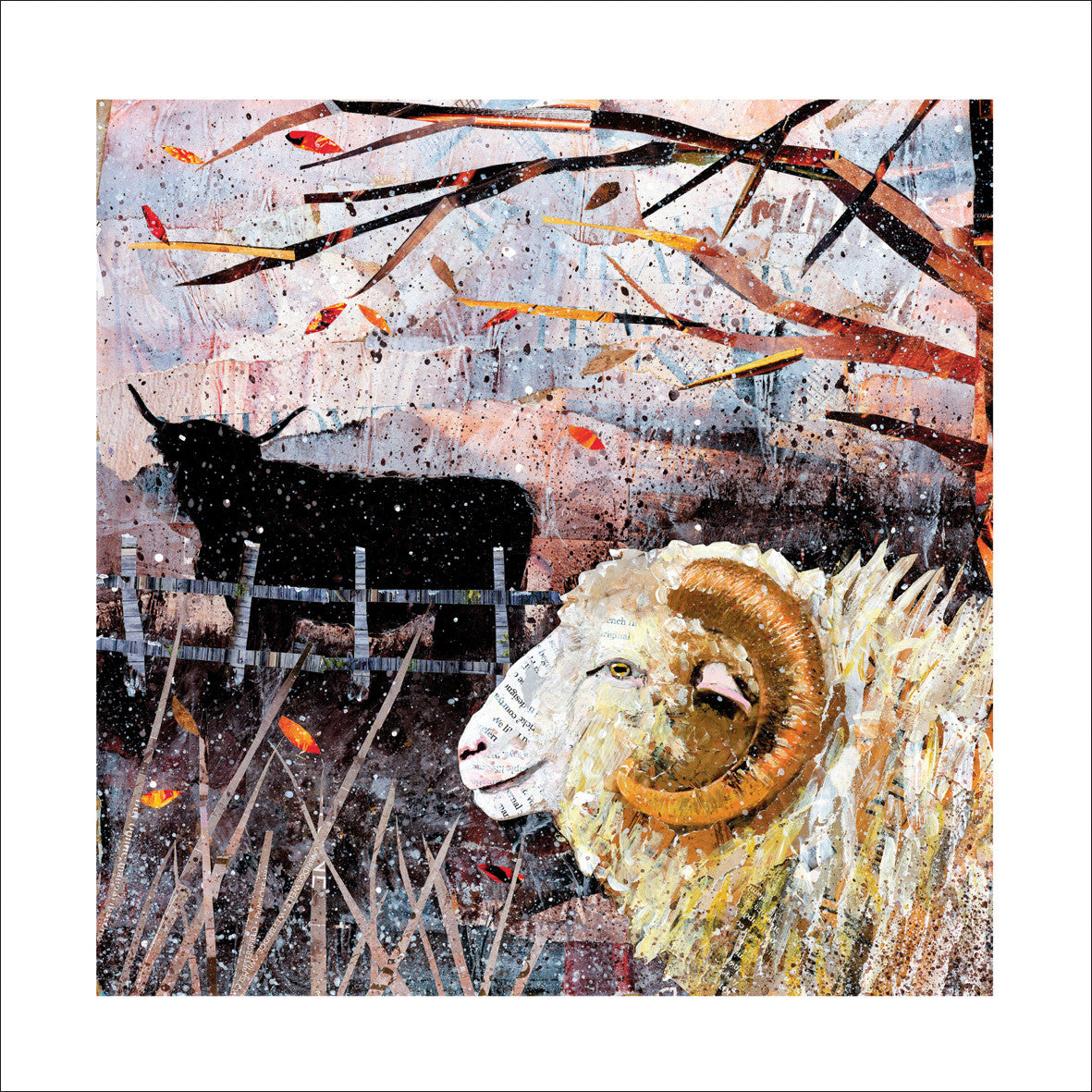 Cathy and Heathcliff Card by Adam James Severn