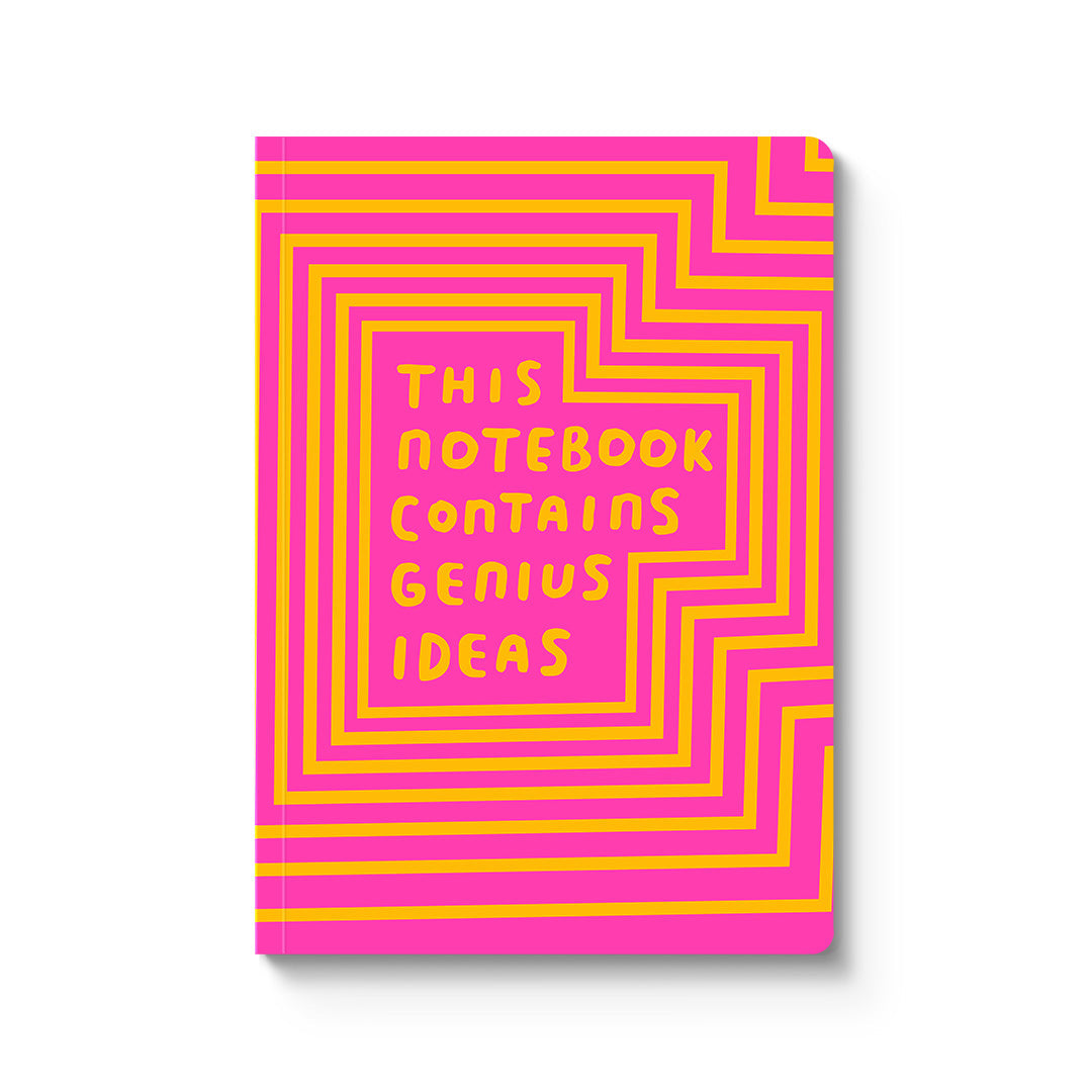 This Notebook Contains Genius Ideas Paperback Notebook (A5) (10411)