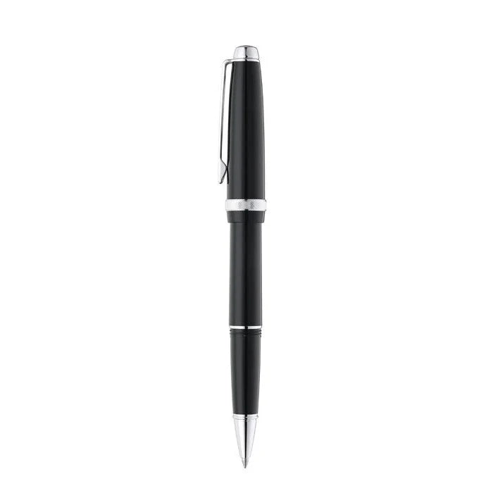 Cross Lume Obsidian Black With Polished Chrome Appointments Rollerball Pen