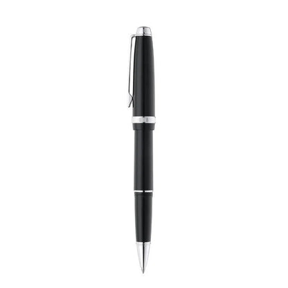 Cross Lume Obsidian Black With Polished Chrome Appointments Rollerball Pen