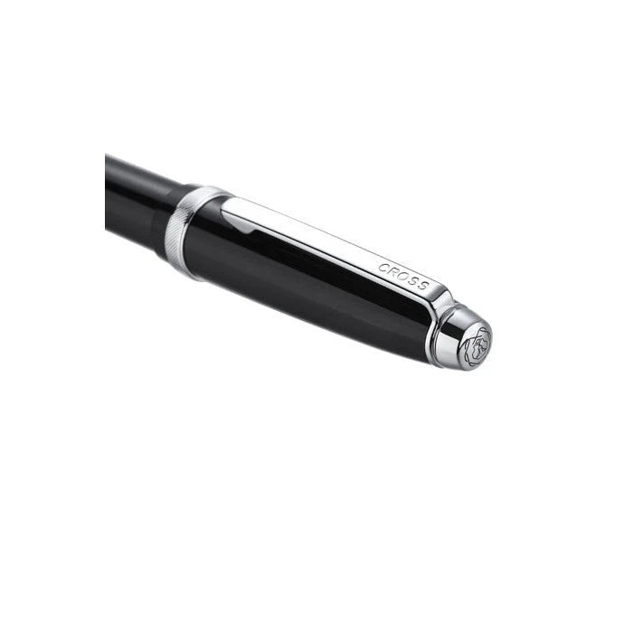 Cross Lume Obsidian Black With Polished Chrome Appointments Rollerball Pen
