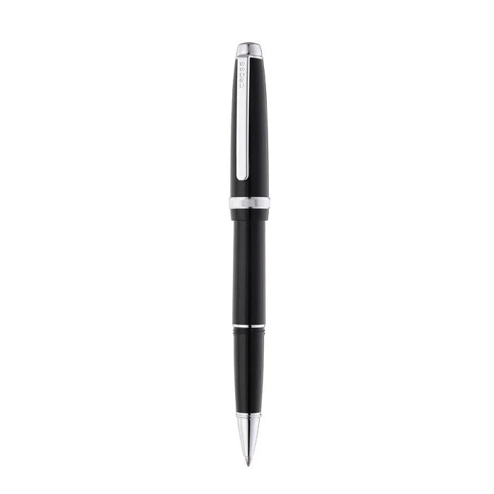 Cross Lume Obsidian Black With Polished Chrome Appointments Rollerball Pen