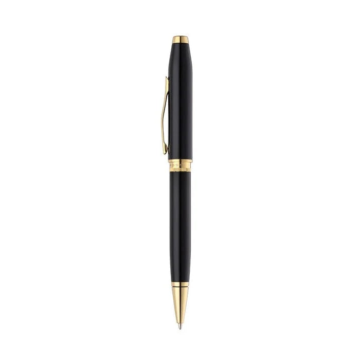 Cross Foundry Lacquer Black with Gold PVD Appointments - Ballpoint