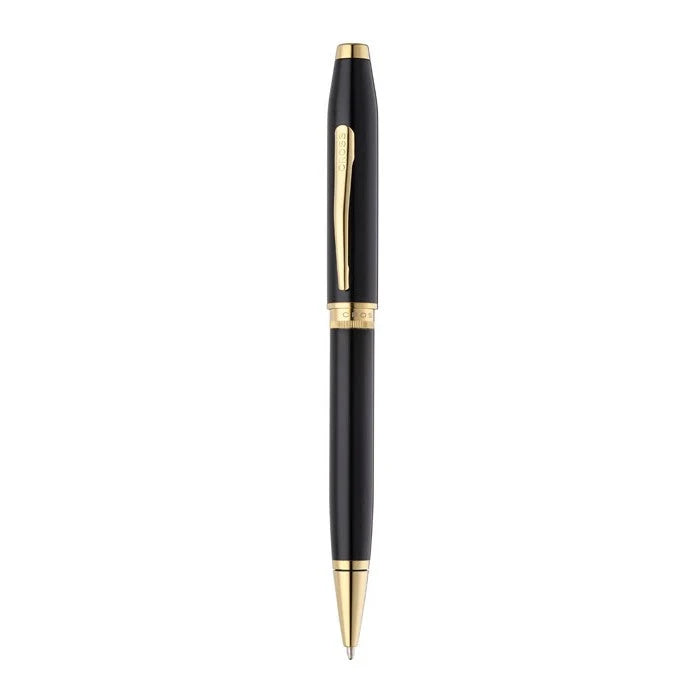 Cross Foundry Lacquer Black with Gold PVD Appointments - Ballpoint
