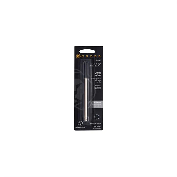 Cross Selectip Jumbo Ballpoint Pen Refill - Black - Medium - Single Pack