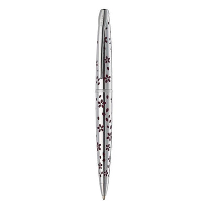 Cross ATX Cherry Blossom Polished Chrome with Polished Chrome Appointments Ballpoint Pen