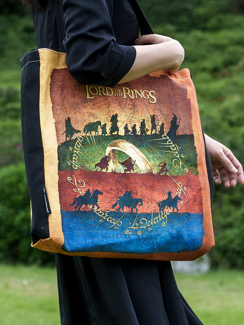 Paperblanks A Perilous Journey Tote Cotton Tote Bag – design detail